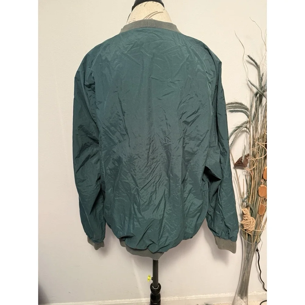 VINTAGE Polo Ralph Lauren‎ Jacket L Nylon Golf  Windbreaker Green Pullover